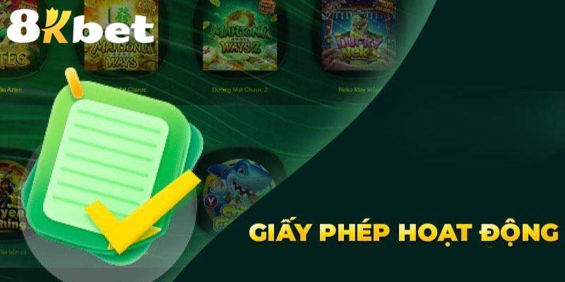 Giấy phép hoạt động 8KBET - Curacao 